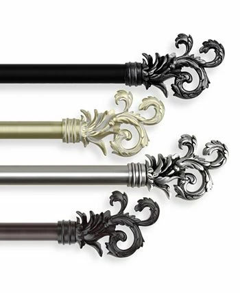 Rod Desyne Plume Curtain Rod 1 Inch Dia 66-120 Inch - Image 5