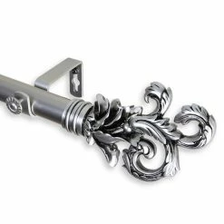 Rod Desyne Plume Curtain Rod 1 Inch Dia 160-240 Inch