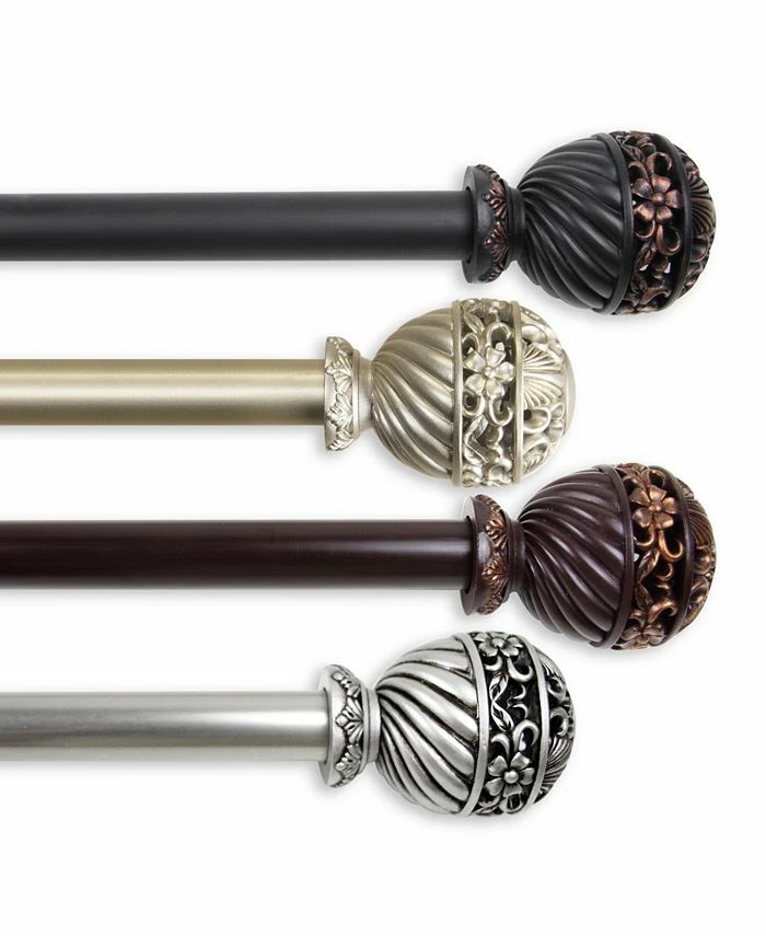 Rod Desyne CLOSEOUT! Lanette Curtain Rod 1 OD 160-240 Inch - Image 4