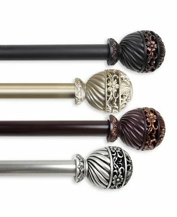 Rod Desyne CLOSEOUT! Lanette Curtain Rod 1 OD 160-240 Inch - Image 2