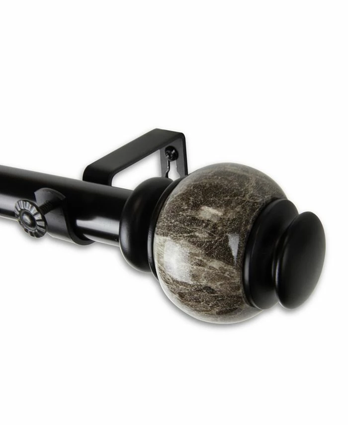 Rod Desyne Marble Curtain Rod 1 OD 66-120 Inch