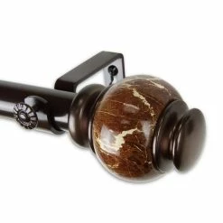 Rod Desyne Marble Curtain Rod 1 OD 28-48 Inch