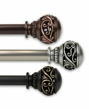 Rod Desyne Isabella Curtain Rod 1 OD 48-84 Inch - Image 2