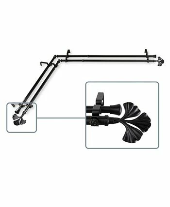 Rod Desyne Fortune Double Corner Curtain Rod 13/16 Inch Dia 48-84 Inch - Image 6