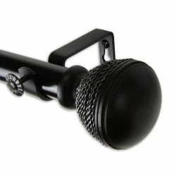 Rod Desyne Braided Curtain Rod 1 OD 120-170 Inch