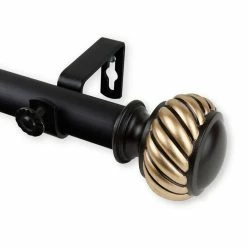 Rod Desyne Baldir Curtain Rod 1 OD 120-170 Inch