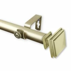 Rod Desyne Bedpost Curtain Rod 1 OD 66-120 Inch