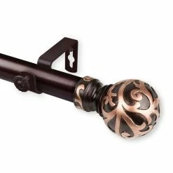 Rod Desyne Cypress Curtain Rod 1 OD 28-48 Inch