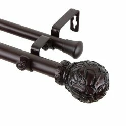 Rod Desyne Uble Curtain Rod 1 OD 66-120 Inch