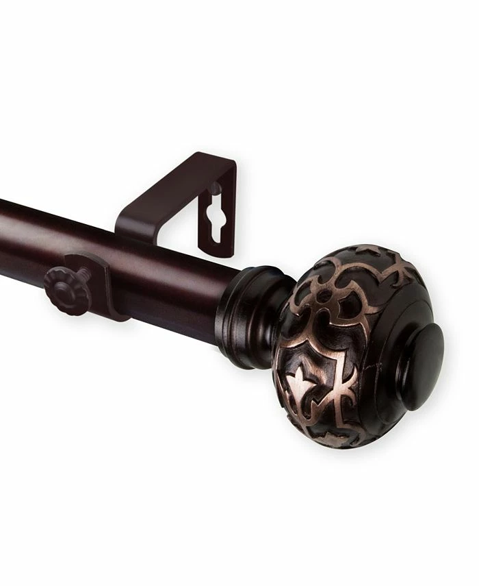 Rod Desyne Maple Curtain Rod 1 OD 160-240 Inch - Image 4