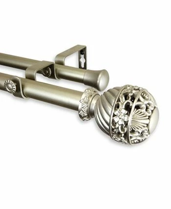 Rod Desyne Lanette Double Curtain Rod 1 OD 66-120 Inch - Image 5