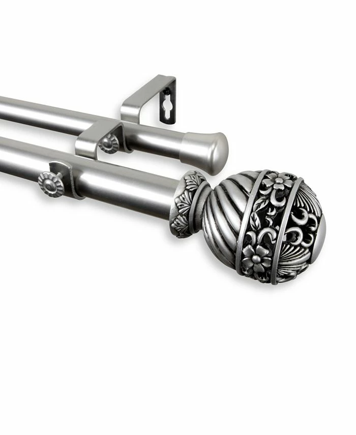 Rod Desyne Lanette Double Curtain Rod 1 OD 66-120 Inch - Image 4
