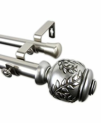 Rod Desyne Colette Double Curtain Rod 1 OD 48-84 Inch - Image 5