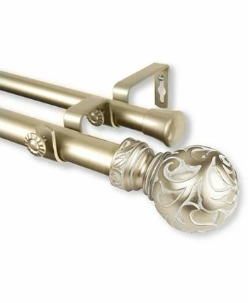 Rod Desyne Cypress Double Curtain Rod 1 OD 160-240 Inch - Image 6