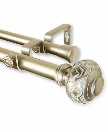 Rod Desyne Maple Double Curtain Rod 1 OD 48-84 Inch - Image 8