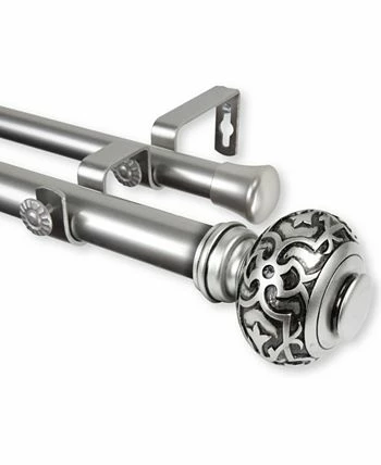 Rod Desyne Maple Double Curtain Rod 1 OD 48-84 Inch - Image 6