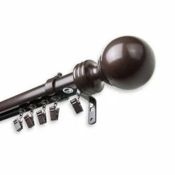 Rod Desyne Sphere Contemporary Traverse Rod 48-86 Inch