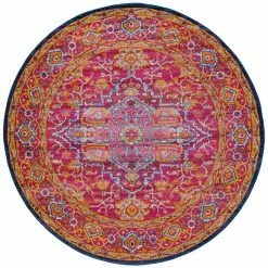Surya Harput HAP-1009 Garnet 5'3 Round Area Rug
