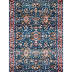 Justina Blakeney Cielo CIE-07 Ocean/Coral 3' X 5' Area Rug