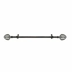 Achim Metallo Decorative Rod & Finial Leaf, 48-86