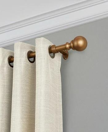 Elrene Cordelia Adjustable 28-48 Curtain Rod With Ball Finials - Image 2