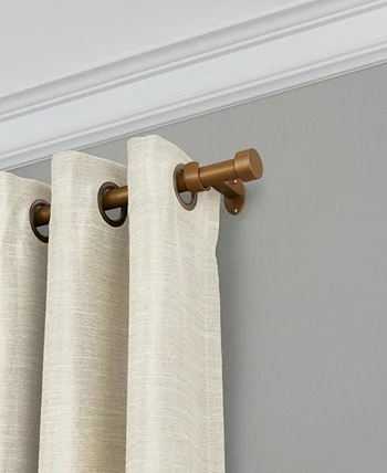 Elrene Serena Adjustable 28-48 Curtain Rod With Cap Finials - Image 2