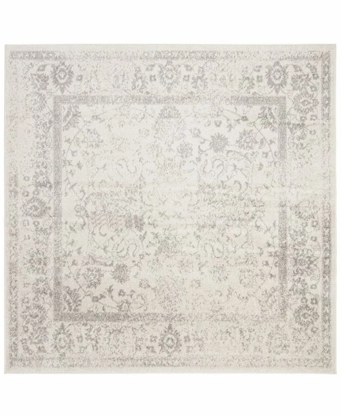 Safavieh Adirondack Ivory And Silver 6'7 X 6'7 Square Area Rug
