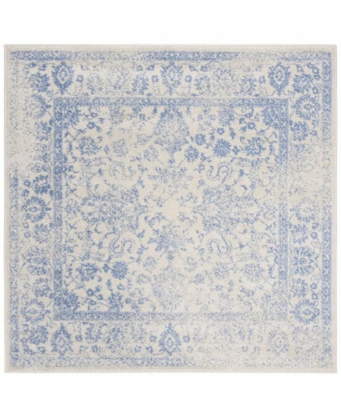 Safavieh Adirondack Ivory And Light Blue 6' X 6' Square Area Rug