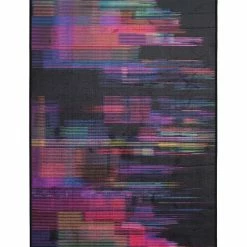 Safavieh Daytona Black And Fuchsia 3' X 5' Area Rug