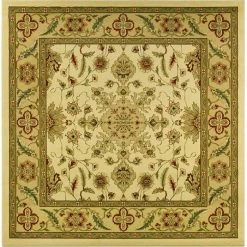 Safavieh Lyndhurst Ivory And Tan 6' X 6' Square Area Rug