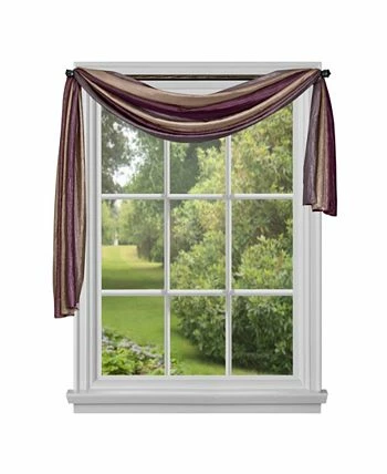 Achim Ombre Window Curtain Scarf, 50x144 - Image 2