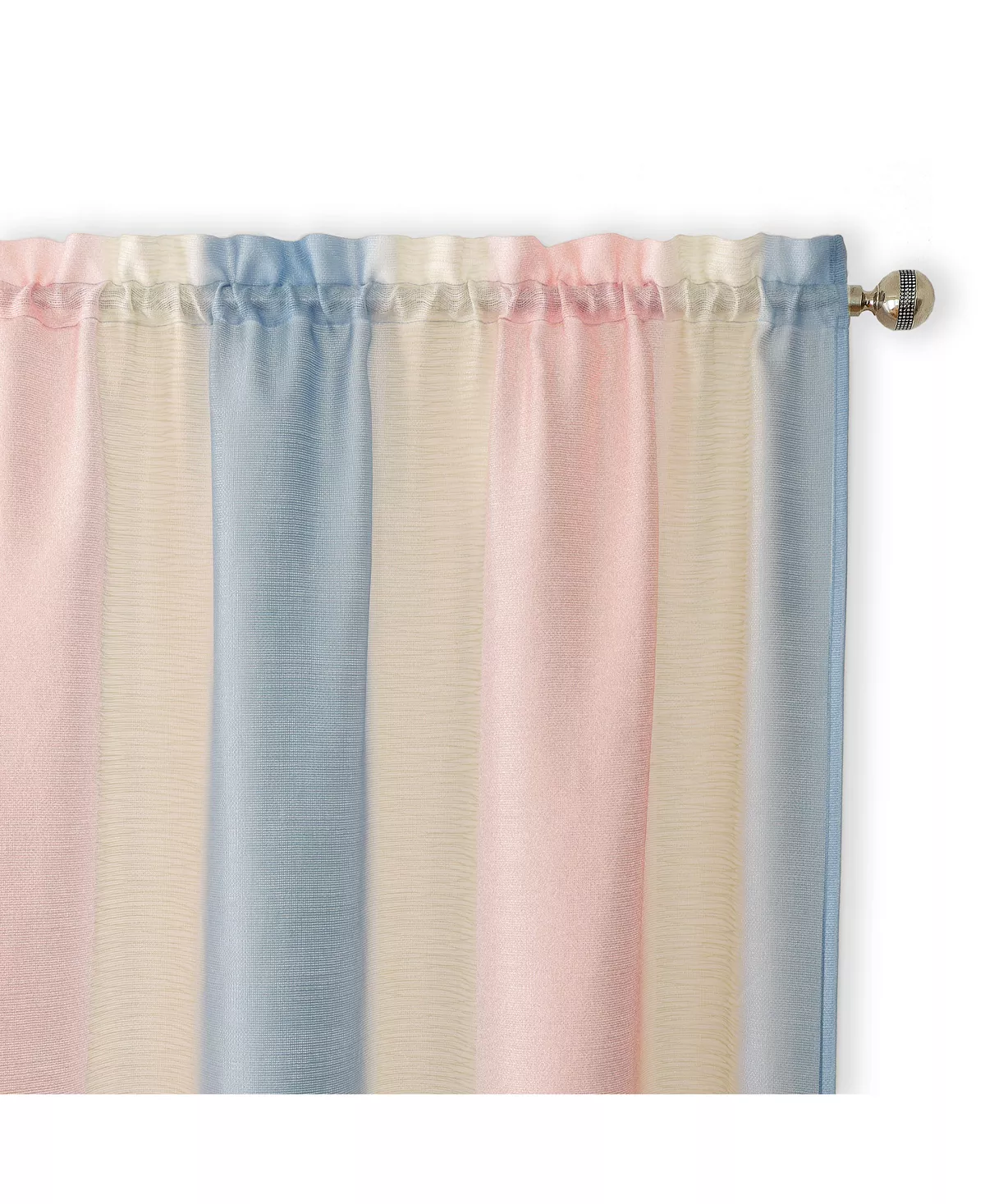Achim Spectrum Rod Pocket Window Curtain Panel, 50x84 - Image 2
