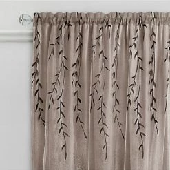 Achim Willow Rod Pocket Window Curtain Panel, 42x84