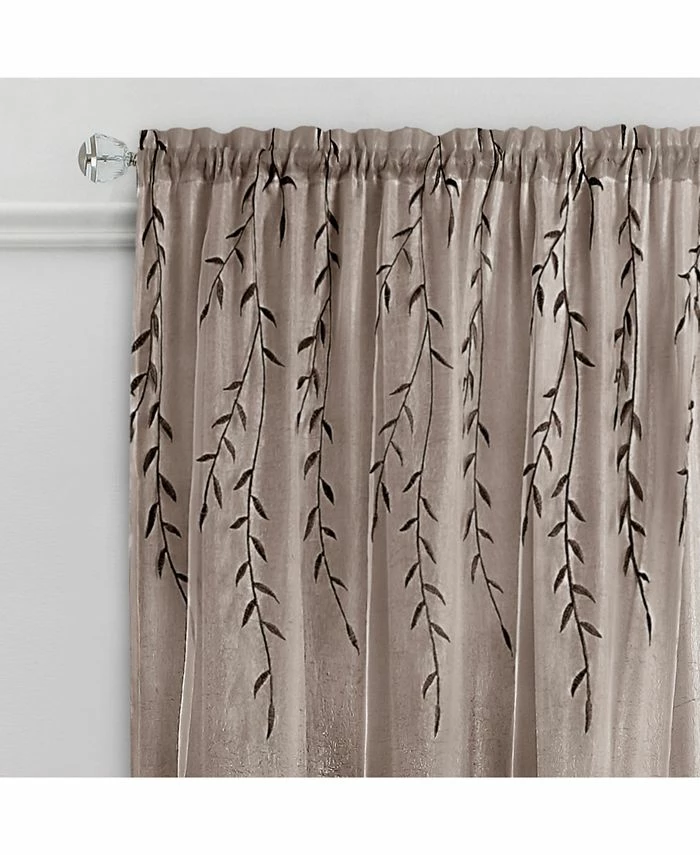 Achim Willow Rod Pocket Window Curtain Panel, 42x84