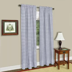 Achim Buffalo Check Window Curtain Panel, 42x63