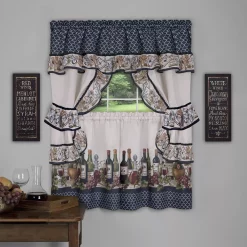 Achim Chateau Cottage Window Curtain Set, 57x36