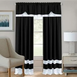Achim Darcy Window Curtain Valance, 58x14