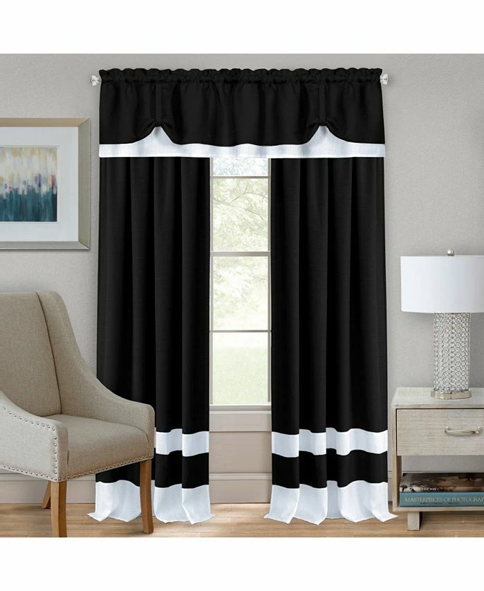 Achim Darcy Window Curtain Valance, 58x14