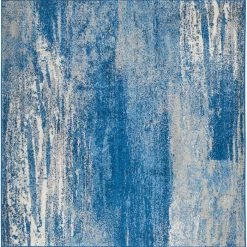 Safavieh Adirondack Silver And Blue 8' X 8' Square Area Rug