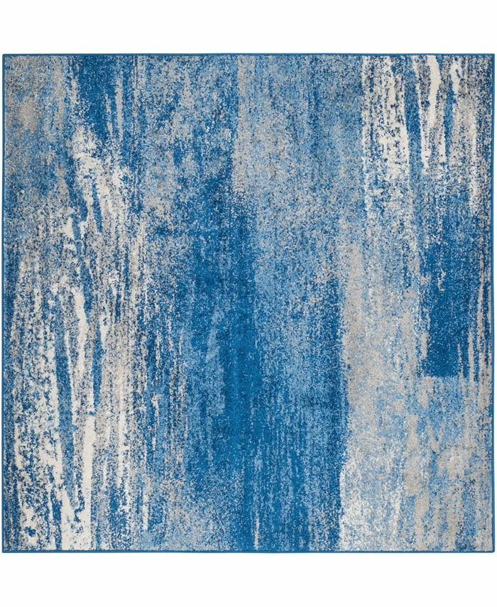 Safavieh Adirondack Silver And Blue 8' X 8' Square Area Rug