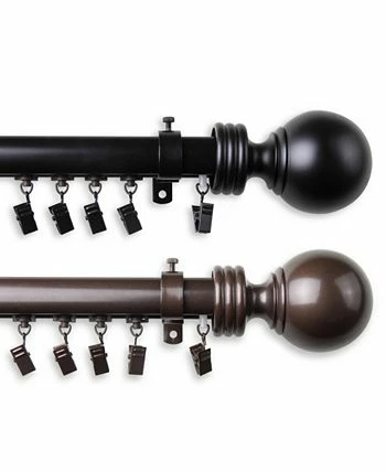 Rod Desyne Sphere Contemporary Traverse Rod 86-120 Inch - Image 2