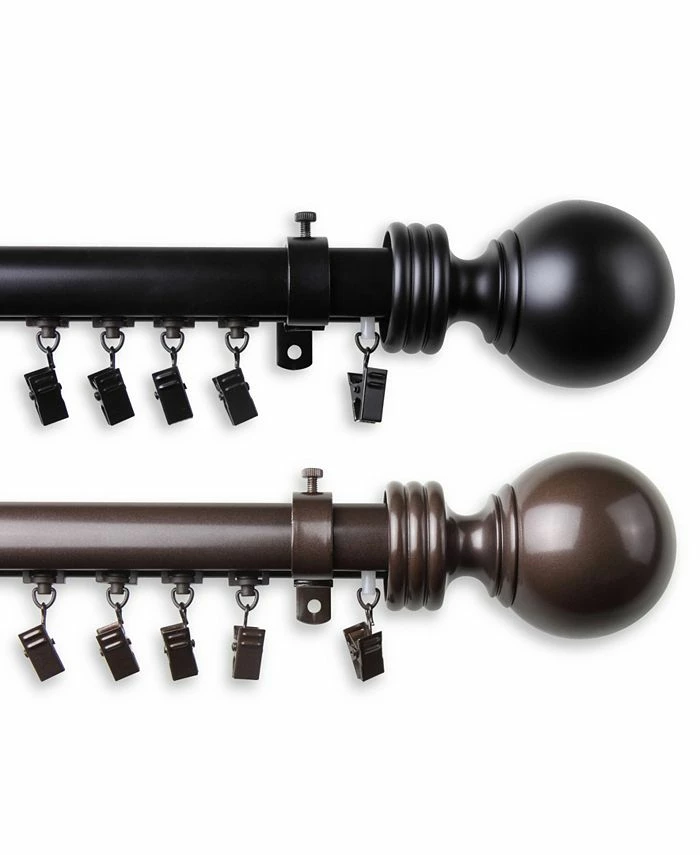 Rod Desyne Sphere Contemporary Traverse Rod 86-120 Inch - Image 4