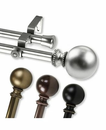 Rod Desyne Jordana Double Curtain Rod 13/16 Inch Dia 28-48 Inch - Image 2