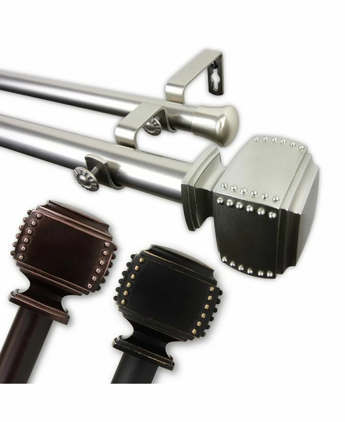 Rod Desyne Bennett Double Curtain Rod 1 OD 28-48 Inch - Image 4