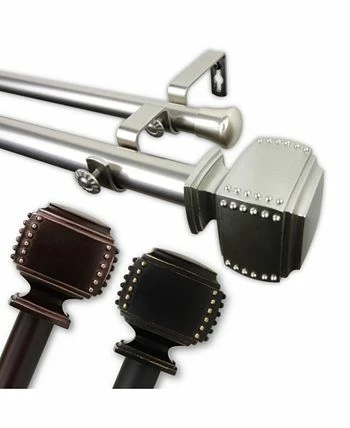 Rod Desyne Bennett Double Curtain Rod 1 OD 28-48 Inch - Image 5