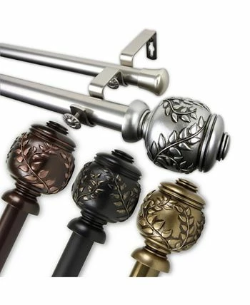 Rod Desyne Colette Double Curtain Rod 1 OD 48-84 Inch - Image 6