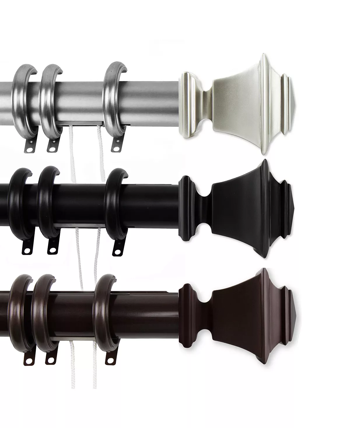 Rod Desyne Bach Decorative Traverse Rod W/ Rings 84-156 - Image 5