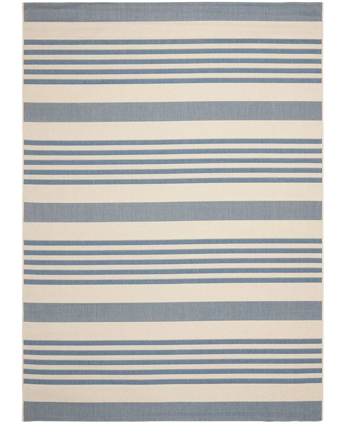 Safavieh Courtyard Beige And Blue 9' X 12' Sisal Weave Area Rug - Image 2