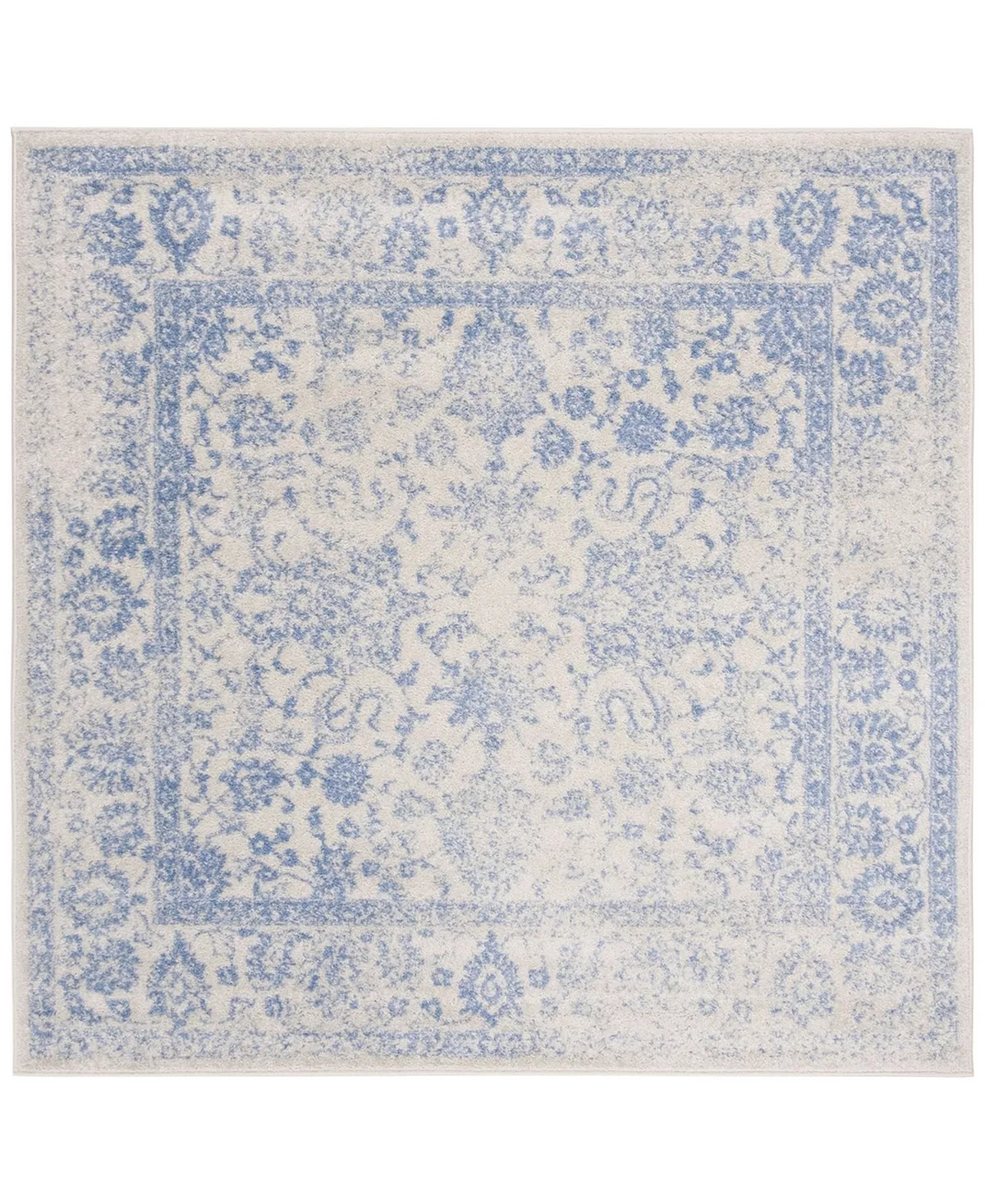 Safavieh Adirondack Ivory And Light Blue 6' X 6' Square Area Rug - Image 2