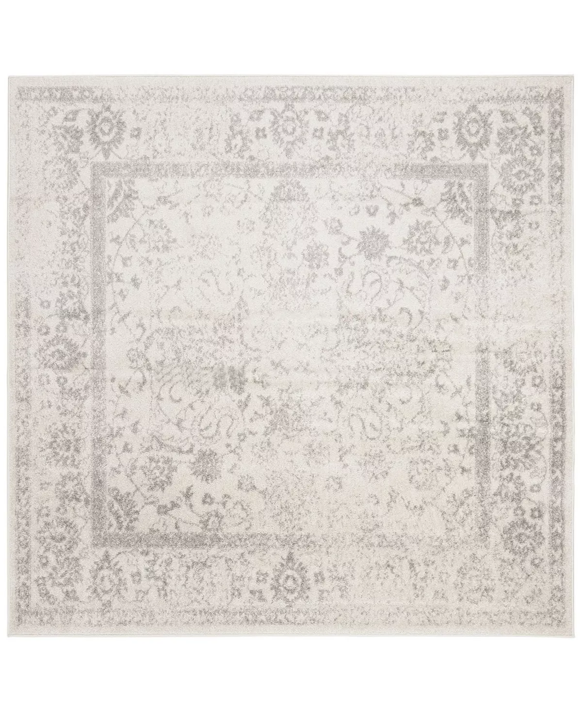 Safavieh Adirondack Ivory And Silver 6'7 X 6'7 Square Area Rug - Image 2